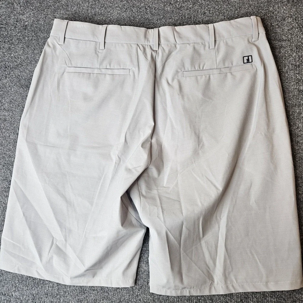 Johnnie O Men's Mulligan Shorts Size 36 Gray Golf Sports Athleisure